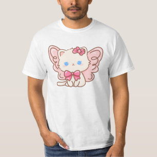 Camiseta Kawaii Angel Kitty Tee