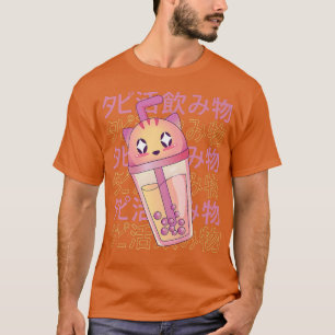 Camiseta Kawaii Anime Boba estilo japonés
