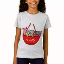 Kawaii Anime Cat Gracioso Adorable Ramen Japonés