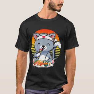 Camiseta Kawaii Anime Cat Otaku Chicas japoneses de regalo