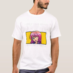 Camiseta Kawaii Anime Chica Lofi Estética Retro 90 Japonese