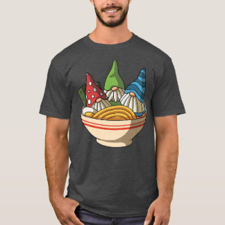 Camiseta Kawaii Anime Gnomes Fideos Asiáticos Ramal Japonés