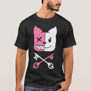 Camiseta Kawaii Anime Neko Chica Yandere Menhera Chan Paste