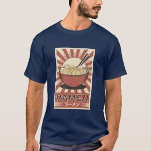 Camiseta Kawaii Anime Ramen