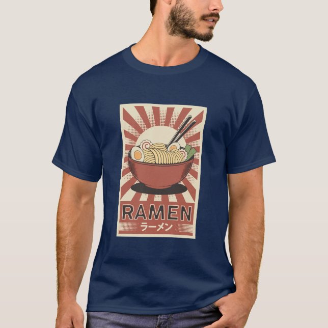 Camiseta Kawaii Anime Ramen (Anverso)