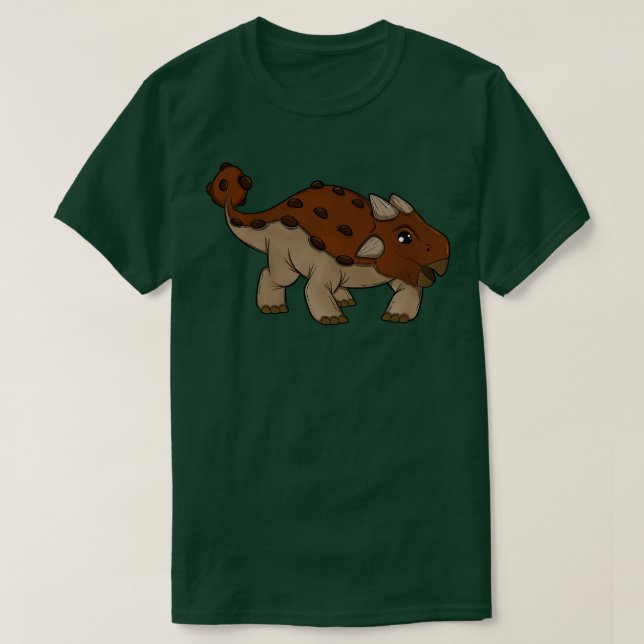 Camiseta Kawaii Ankylosauro (Diseño del anverso)