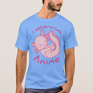 Camiseta Kawaii Aolotl Cute Watch Anime Otaku Japan Manga L