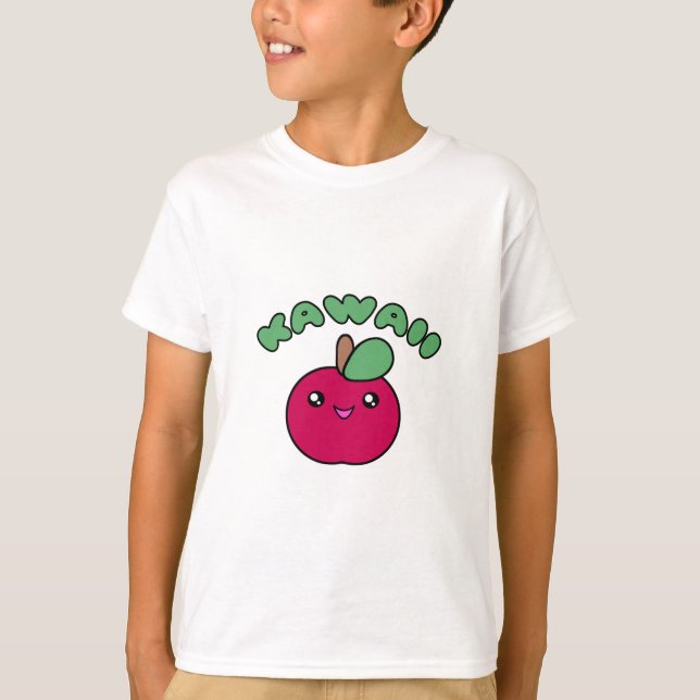 Camiseta Kawaii Apple (Anverso)