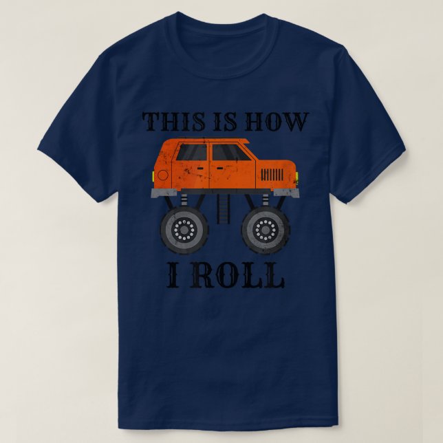 Camiseta Kawaii Así Es Como Monto El Camión 4x4 Lo (Diseño del anverso)