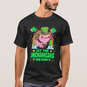 Camiseta Kawaii Axolotl Deja Que Los Shenanigans Empiecen S