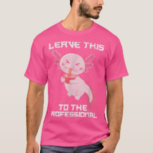 Camiseta Kawaii Axolotl Eating Ramen Noodles Anime Girls Te