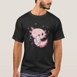 Camiseta Kawaii Axolotl Pun Cat Lover Kitten