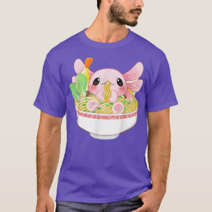 Camiseta Kawaii Axolotl Ramen Noodles Anime G
