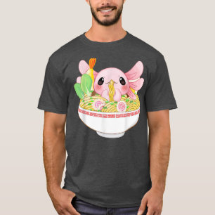 Camiseta Kawaii Axolotl Ramen Noodles Anime G