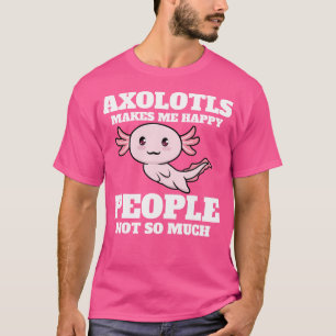 Camiseta Kawaii Axolotls me hacen feliz Kawaii Salaman