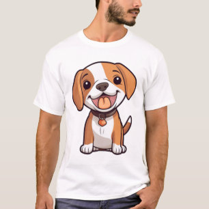 Camiseta Kawaii Beagle Puppy