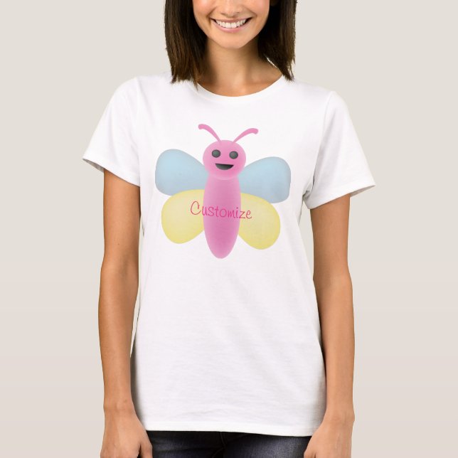 Camiseta Kawaii Bee Thunder_Cove multicolor (Anverso)