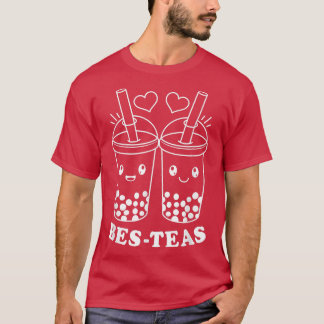 Camiseta Kawaii Bes Teas Bubble Tea Cute Boba Bestis