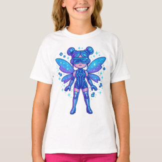 Camiseta Kawaii Blue Fairy – Cute Magical T-shirt