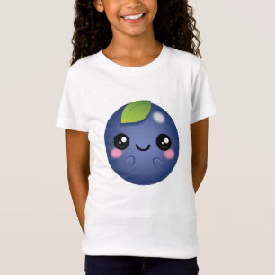 Camiseta Kawaii Blueberry