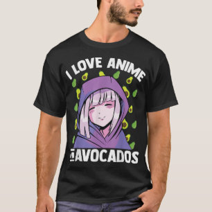 Camiseta Kawaii Blushing Chica Otaku Me Encanta El Anime Y