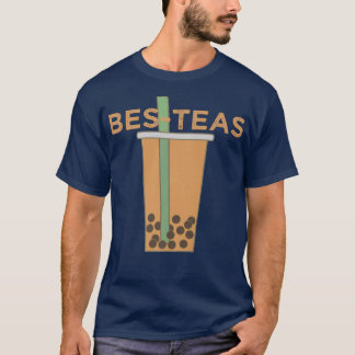Camiseta Kawaii Boba Tea Bes Teas Bubble Tea  1129