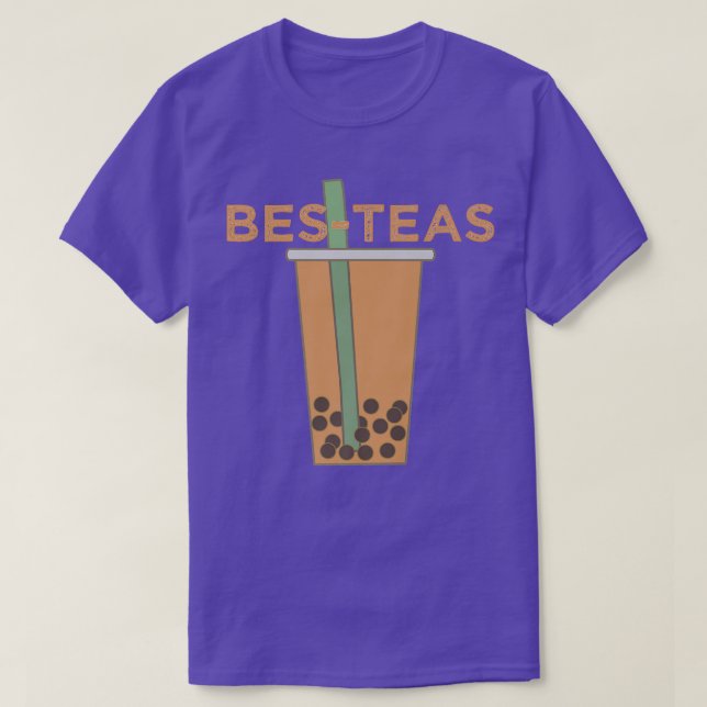 Camiseta Kawaii Boba Tea Bes Teas Bubble Tea  1129 (Diseño del anverso)