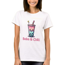Kawaii Boba Tee - Adorablemente dulce diseño de té