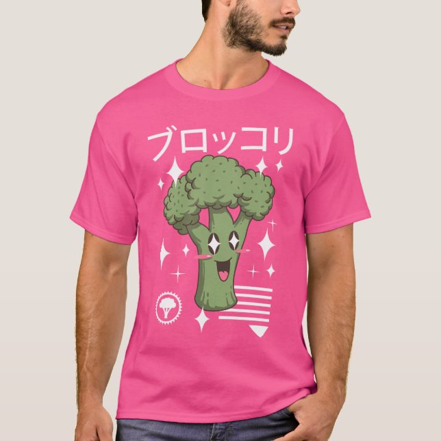 Camiseta Kawaii Broccoli (Anverso)