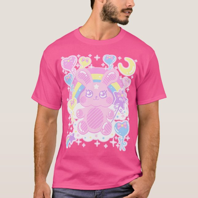 Camiseta Kawaii Bubble Gum Bunny (Anverso)