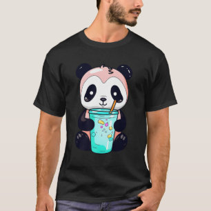 Camiseta Kawaii Bubble Tea Panda Boba-Tea Japonés