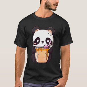 Camiseta Kawaii Bubble Tea Panda Boba-Tea Japonés