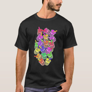 Camiseta Kawaii Bubble Tea Pearl Milk Tea Boba Chicas