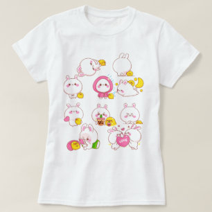 Camiseta Kawaii Bunnies