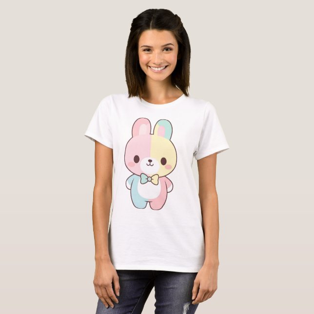 Camiseta kawaii bunny (Anverso completo)