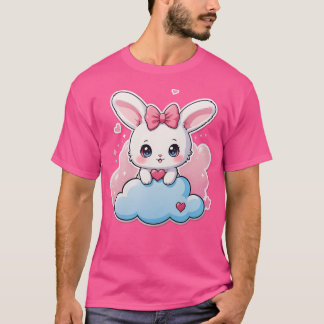 Camiseta Kawaii Bunny Cute Chibi Art On