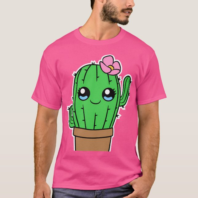 Camiseta Kawaii Cacti (Anverso)
