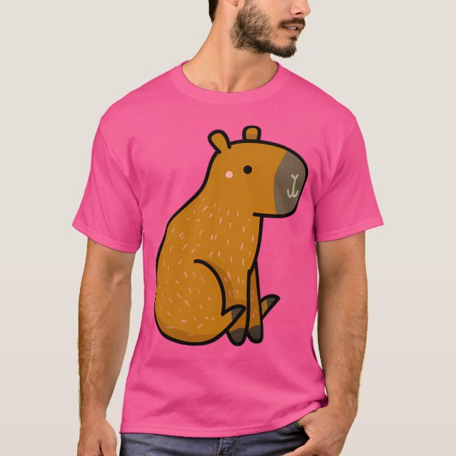 Camiseta Kawaii Capybara (Anverso)