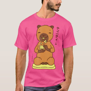Camiseta Kawaii Capybara Cute animal japonés