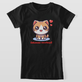 Camiseta Kawaii Cat Cuteness Overload Art