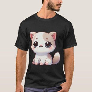 Camiseta Kawaii Cat Design Adorable Kitten Artwork
