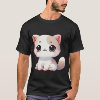 Camiseta Kawaii Cat Design Adorable Kitten Artwork