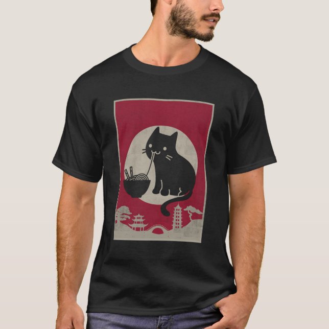 Camiseta Kawaii Cat Ra Anime Japonés (Anverso)