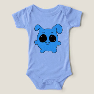 Camiseta Kawaii Conejo Azul