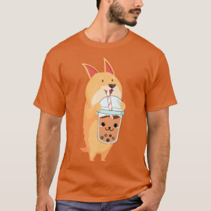 Camiseta Kawaii Corgi Love Bubble Tshirt Cute Corgi Dog