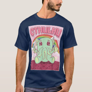 Camiseta Kawaii Cthulhu Necronomicon Monstruo Cthulhu