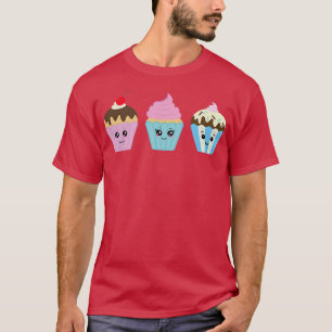 Camiseta Kawaii Cupcakes Baker Baking Muffin