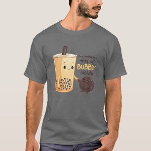 Camiseta Kawaii Cute Anime Otaku Tea Boba japonesa Bubbly I