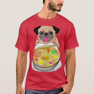 Camiseta Kawaii Cute Anime Shiba Inu Perro Otaku Ram japoné