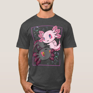 Camiseta Kawaii Cute Aolotl Yin Pets Sakura Pastel Japan An